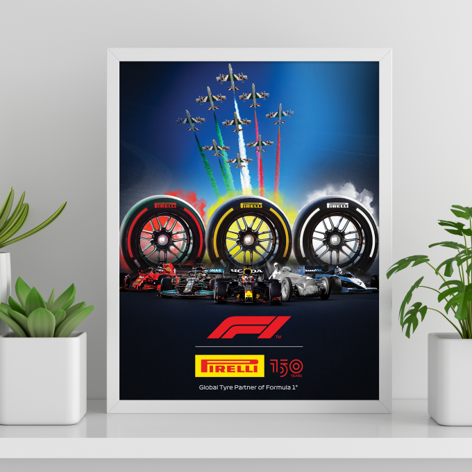 Pirelli 150th Birthday F1 Poster