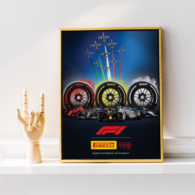 Pirelli 150th Birthday F1 Poster