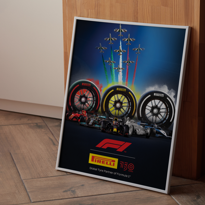 Pirelli 150th Birthday F1 Poster