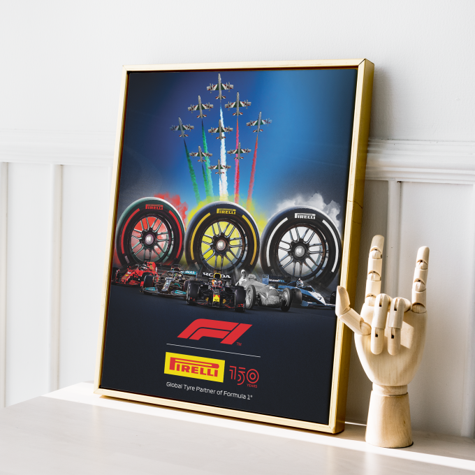 Pirelli 150th Birthday F1 Poster
