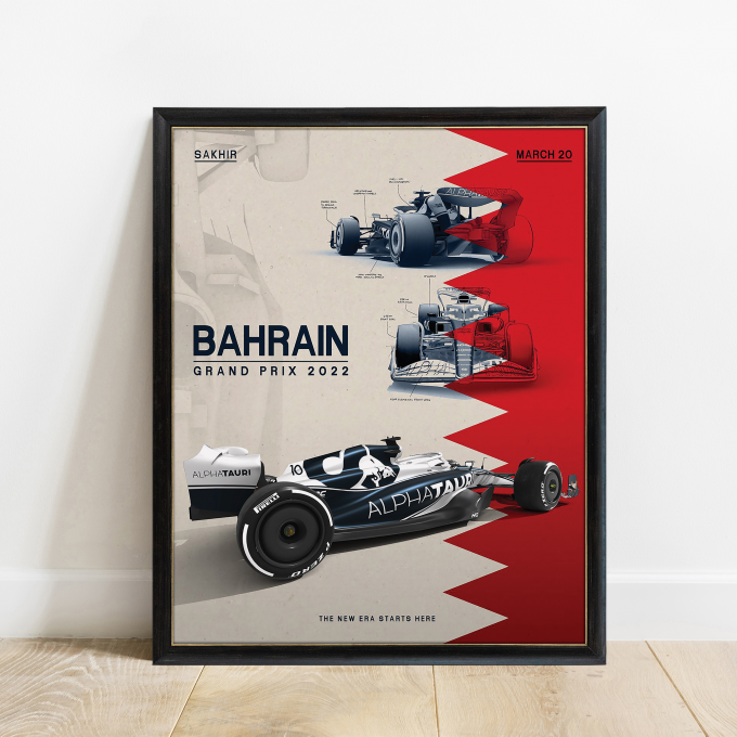 Bahrain 2022 Alpha Tauri