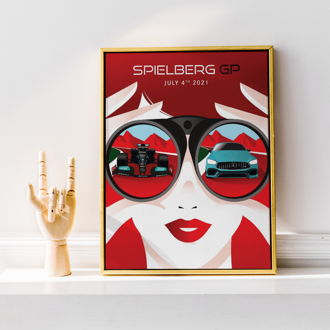 Austria 2021 Mercedes F1 Poster (Copy)