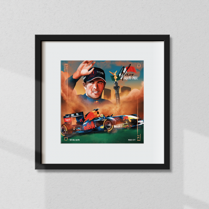 Mexico 2023 Red Bull F1 Poster