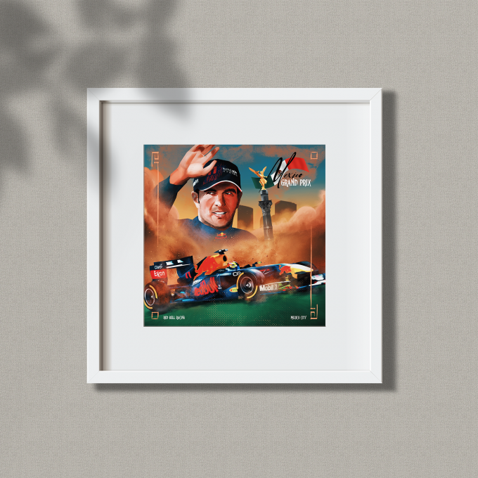 Mexico 2023 Red Bull F1 Poster