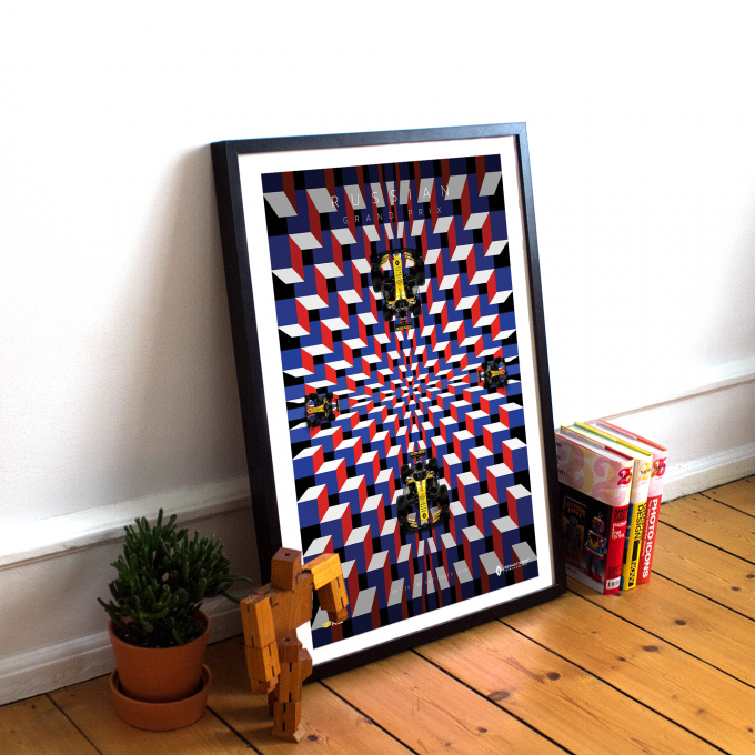 Russia 2018 Renault F1 Poster