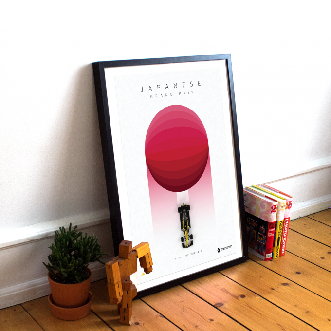USA 2018 Renault F1 Poster