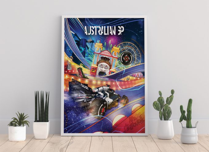 Australia 2023 Alpha Tauri F1 Poster