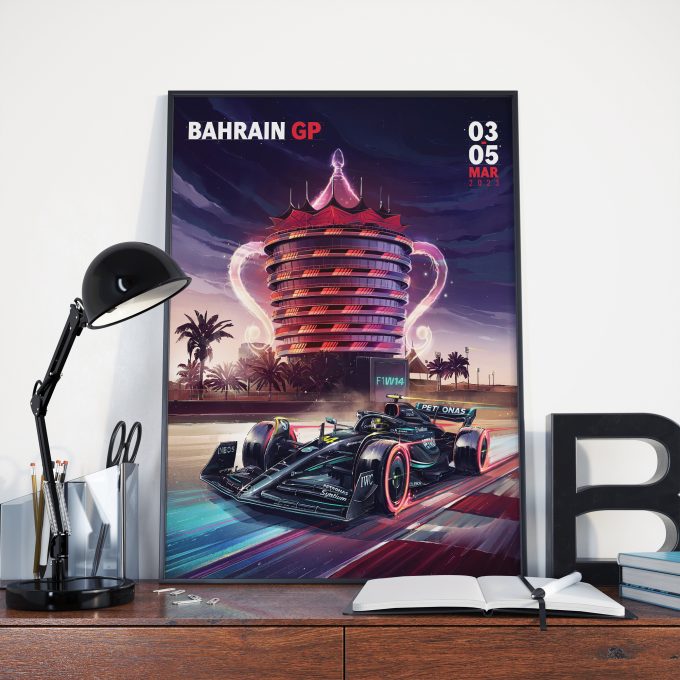 Australia 2023 Mercedes F1 Poster