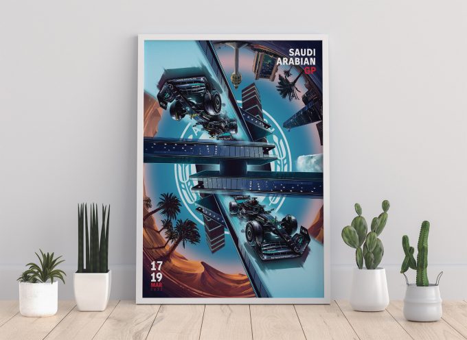 Australia 2023 Mercedes F1 Poster