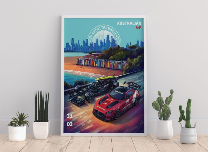 Australia 2023 Mercedes F1 Poster