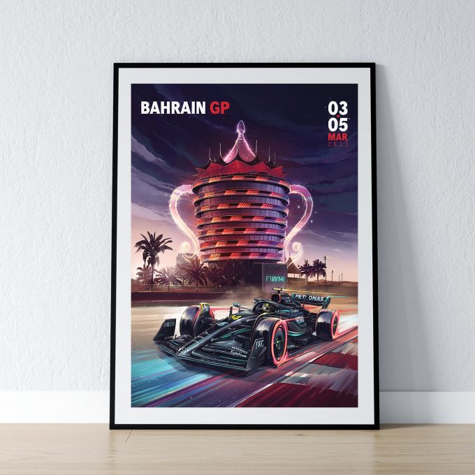 Australia 2023 Mercedes F1 Poster