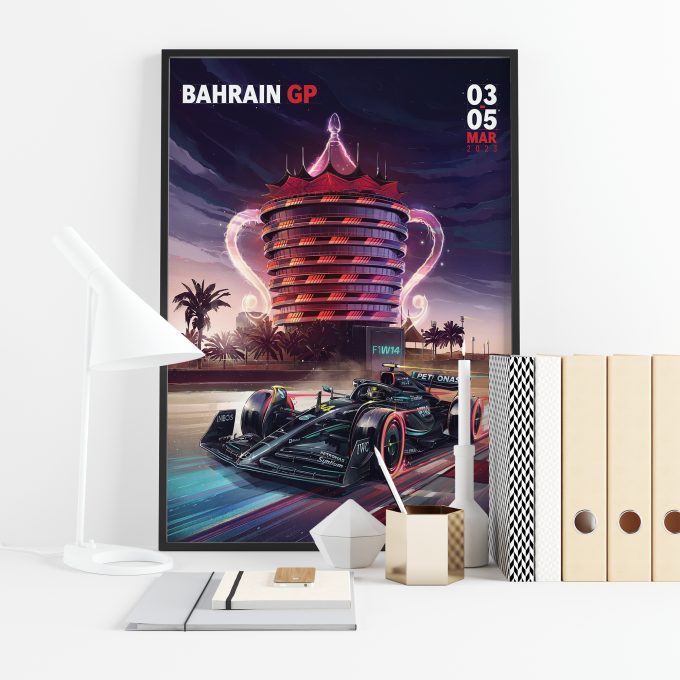 Australia 2023 Mercedes F1 Poster