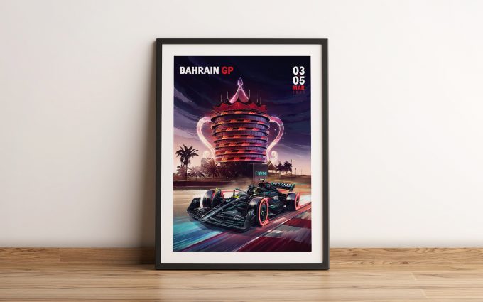 Australia 2023 Mercedes F1 Poster