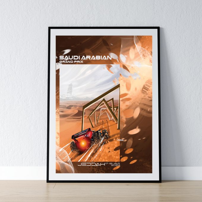 Australia 2023 Williams F1 Poster