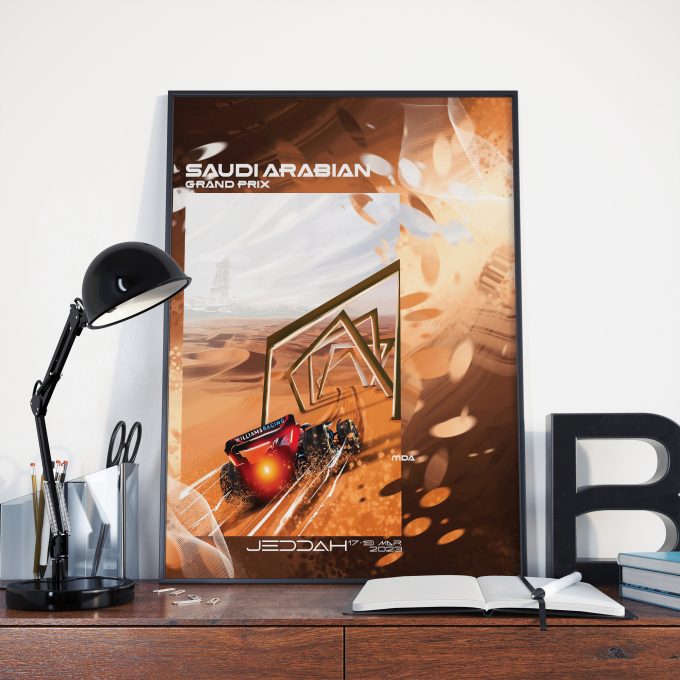 Australia 2023 Williams F1 Poster