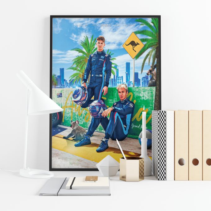 Australia 2023 Williams F1 Poster
