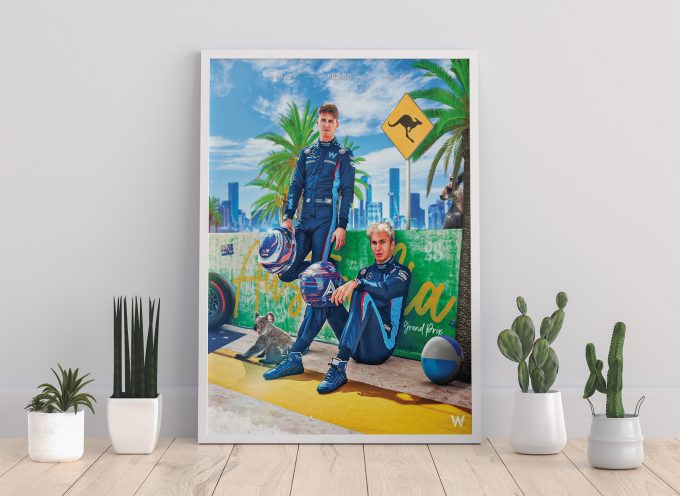 Australia 2023 Williams F1 Poster