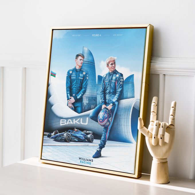 Azerbaijan 2023 Williams F1 Poster