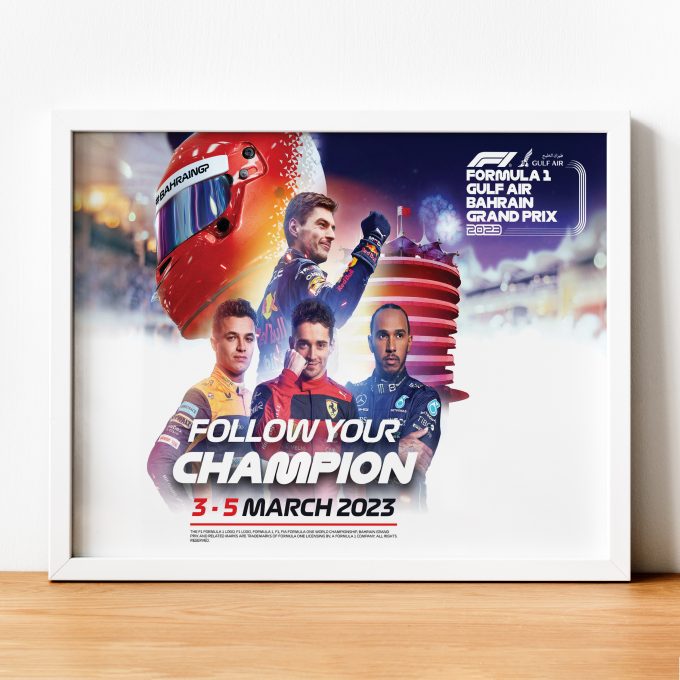 Bahrain GP Official 2023 F1 Poster
