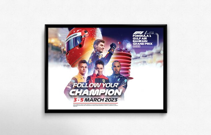 Bahrain GP Official 2023 F1 Poster