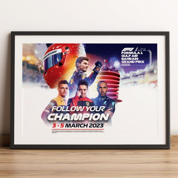 Bahrain GP Official 2023 F1 Poster