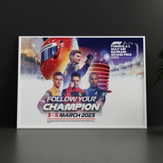 Bahrain GP Official 2023 F1 Poster