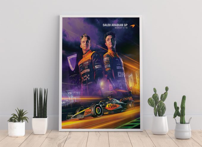 Saudi Arabia 2023 McLaren F1 Poster