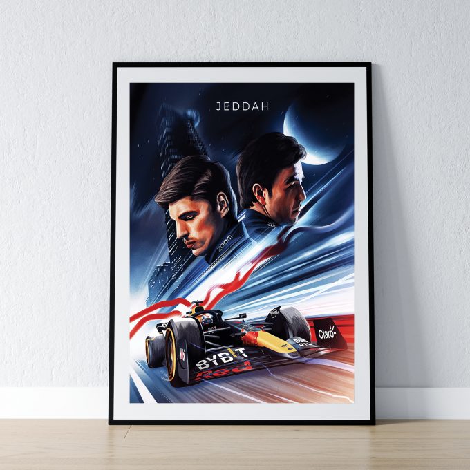 Saudi Arabia 2023 Red Bull F1 Poster