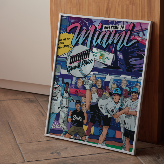 Miami 2023 Alfa Romeo F1 Poster
