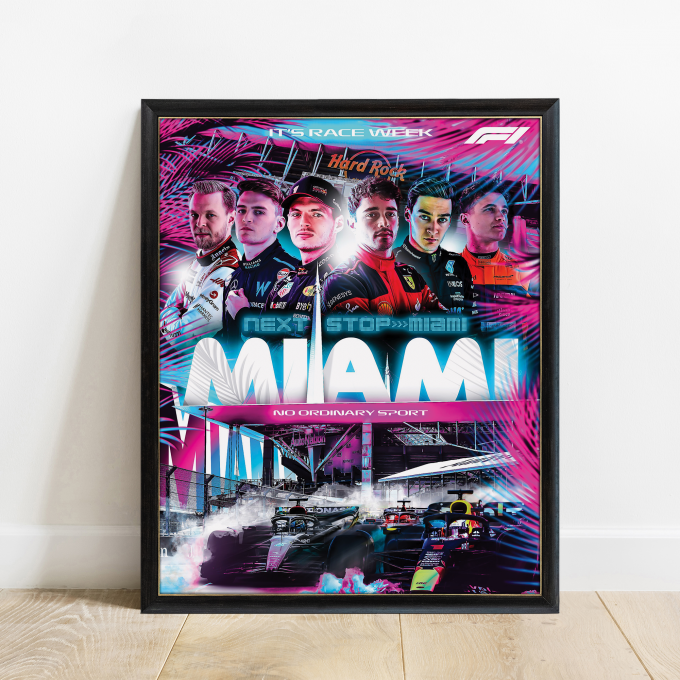 Miami 2023 Official F1 Poster