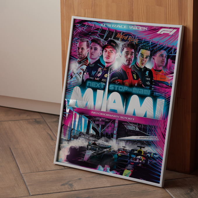 Miami 2023 Official F1 Poster