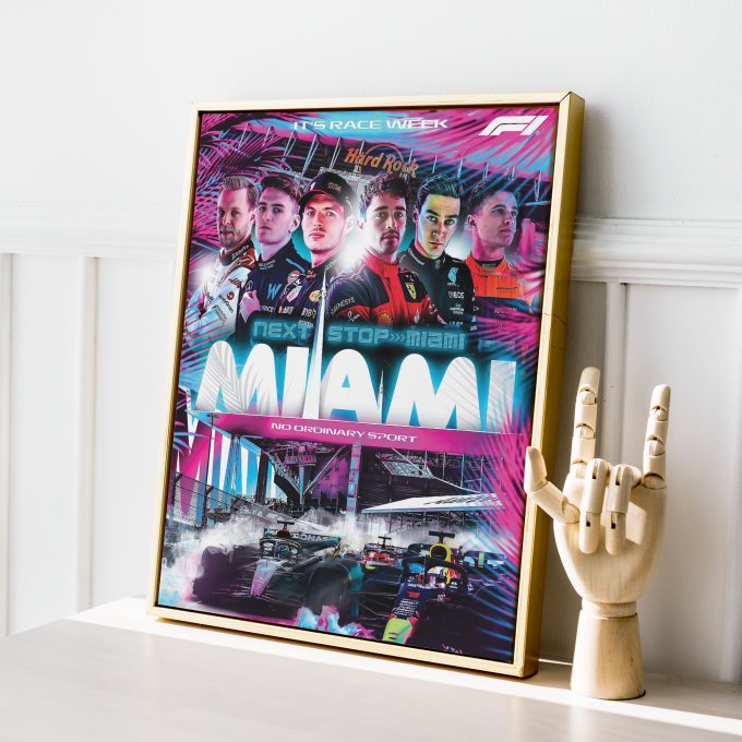 Miami 2023 Official F1 Poster