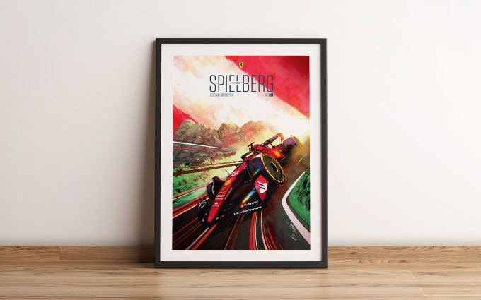 Austria 2023 Ferrari F1 Poster