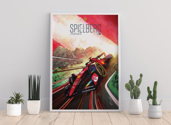 Austria 2023 Ferrari F1 Poster