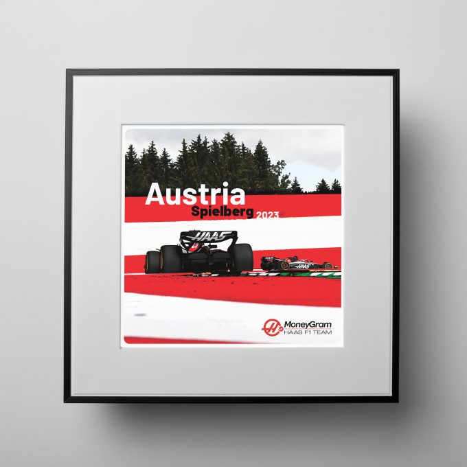 Austria 2023 Haas F1 Poster