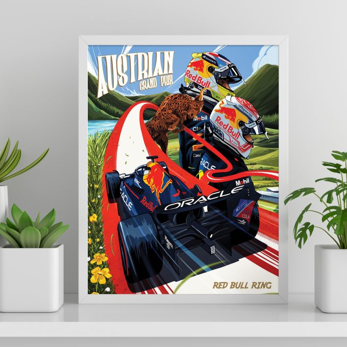 Austria 2023 Red Bull F1 Poster