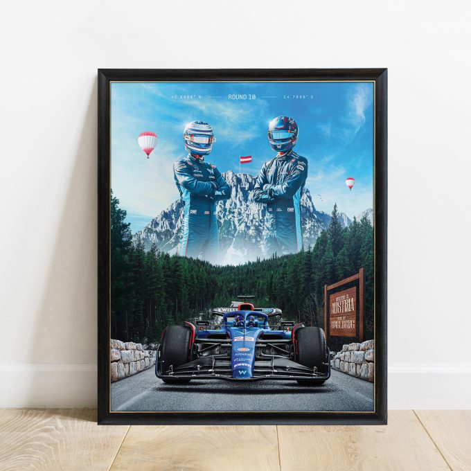 Austria 2023 Williams F1 Poster
