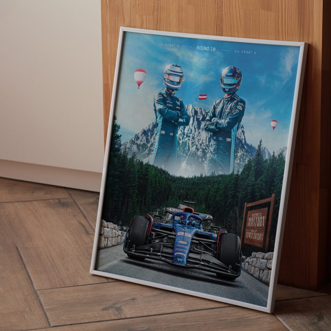 Austria 2023 Williams F1 Poster