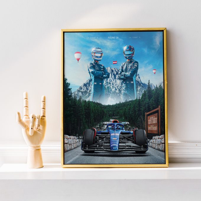 Austria 2023 Williams F1 Poster