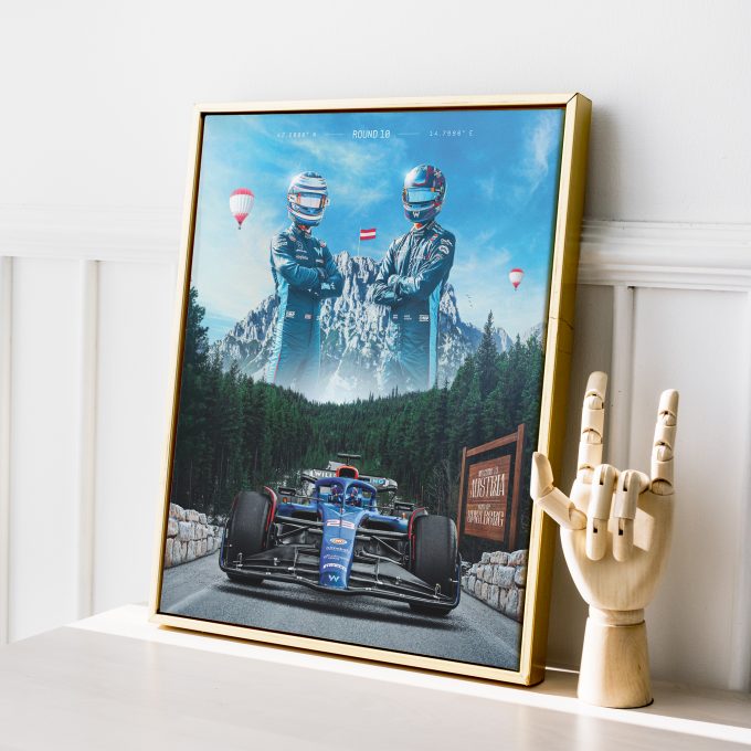 Austria 2023 Williams F1 Poster