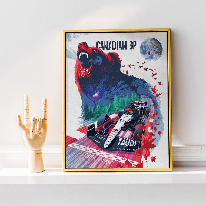 Alpha Tauri F1 Canada 2023 Poster
