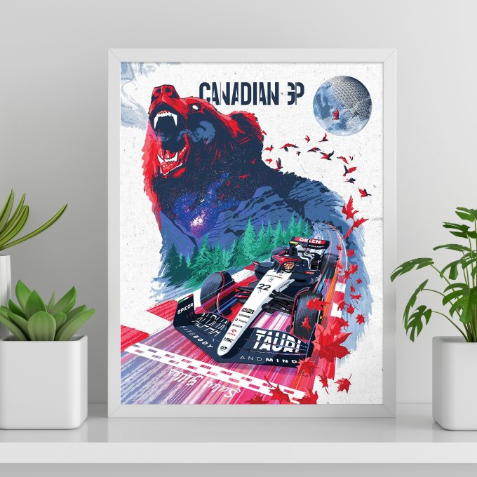 Alpha Tauri F1 Canada 2023 Poster