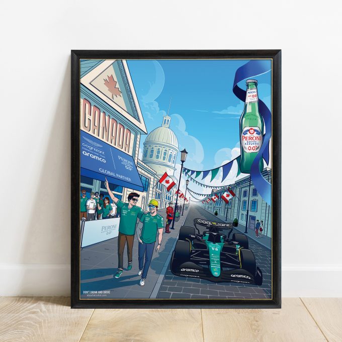 Canada 2023 Aston Martin F1 Poster
