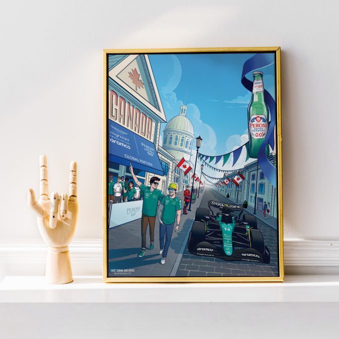 Canada 2023 Aston Martin F1 Poster