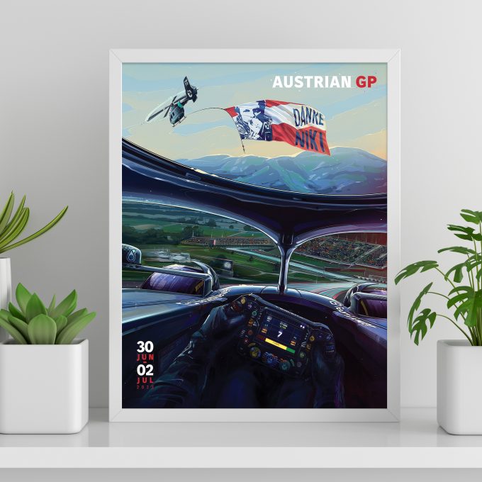 Mercedes F1 Austria 2023 Poster