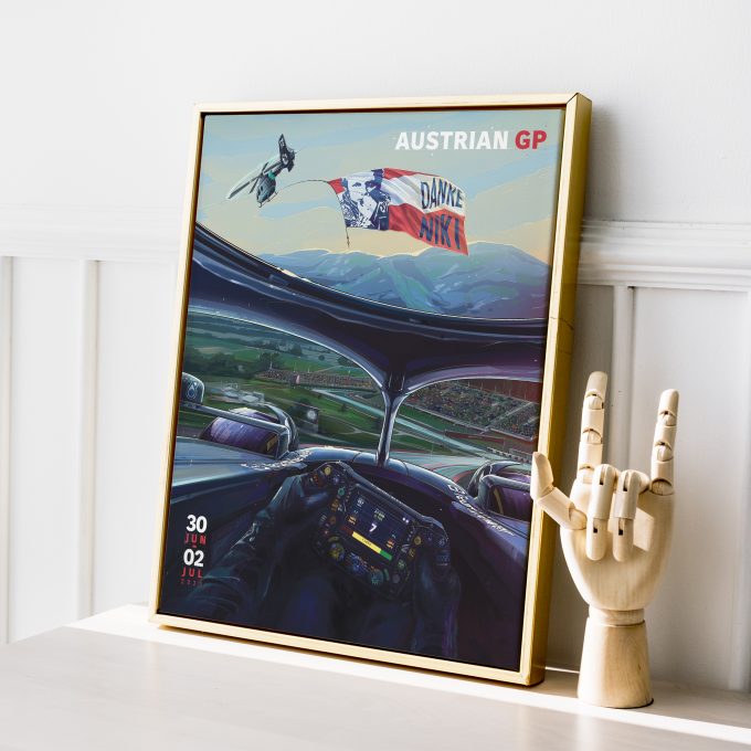 Mercedes F1 Austria 2023 Poster