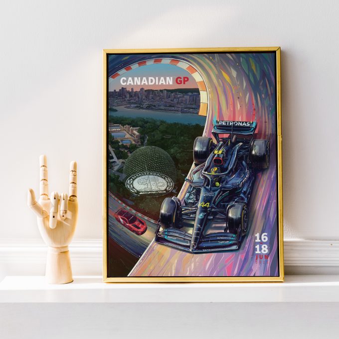 Canada 2023 Mercedes F1 Poster