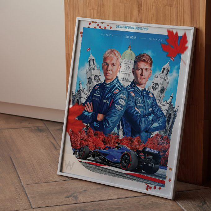 Canada 2023 Williams F1 Poster