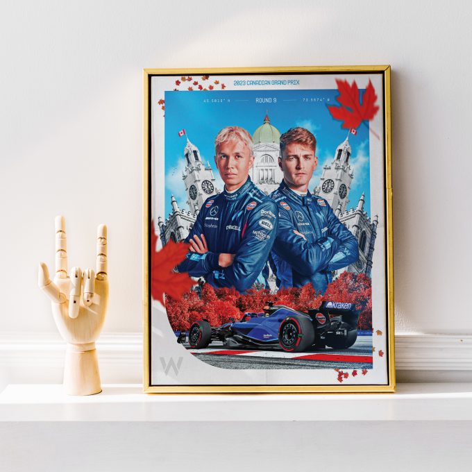 Canada 2023 Williams F1 Poster