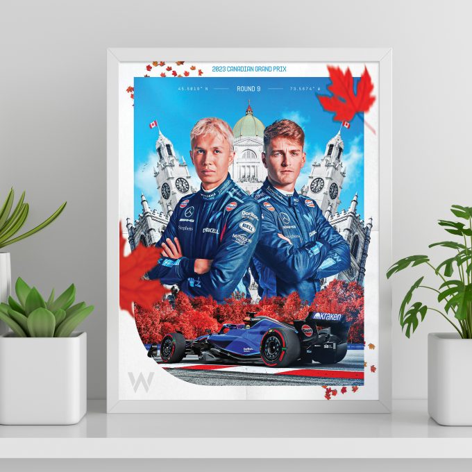 Canada 2023 Williams F1 Poster
